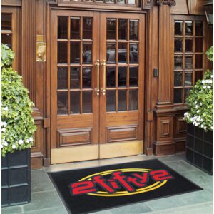 Berber Roll Goods Inlay Logo Mat